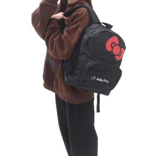 SANRIO© Hello Kitty Black Foldable Backpack (Japan Edition)