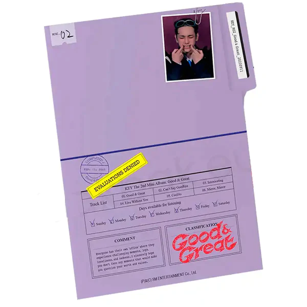 SHINEE: KEY MINI ALBUM VOL. 2 - GOOD & GREAT (COVER LETTER VERSION)