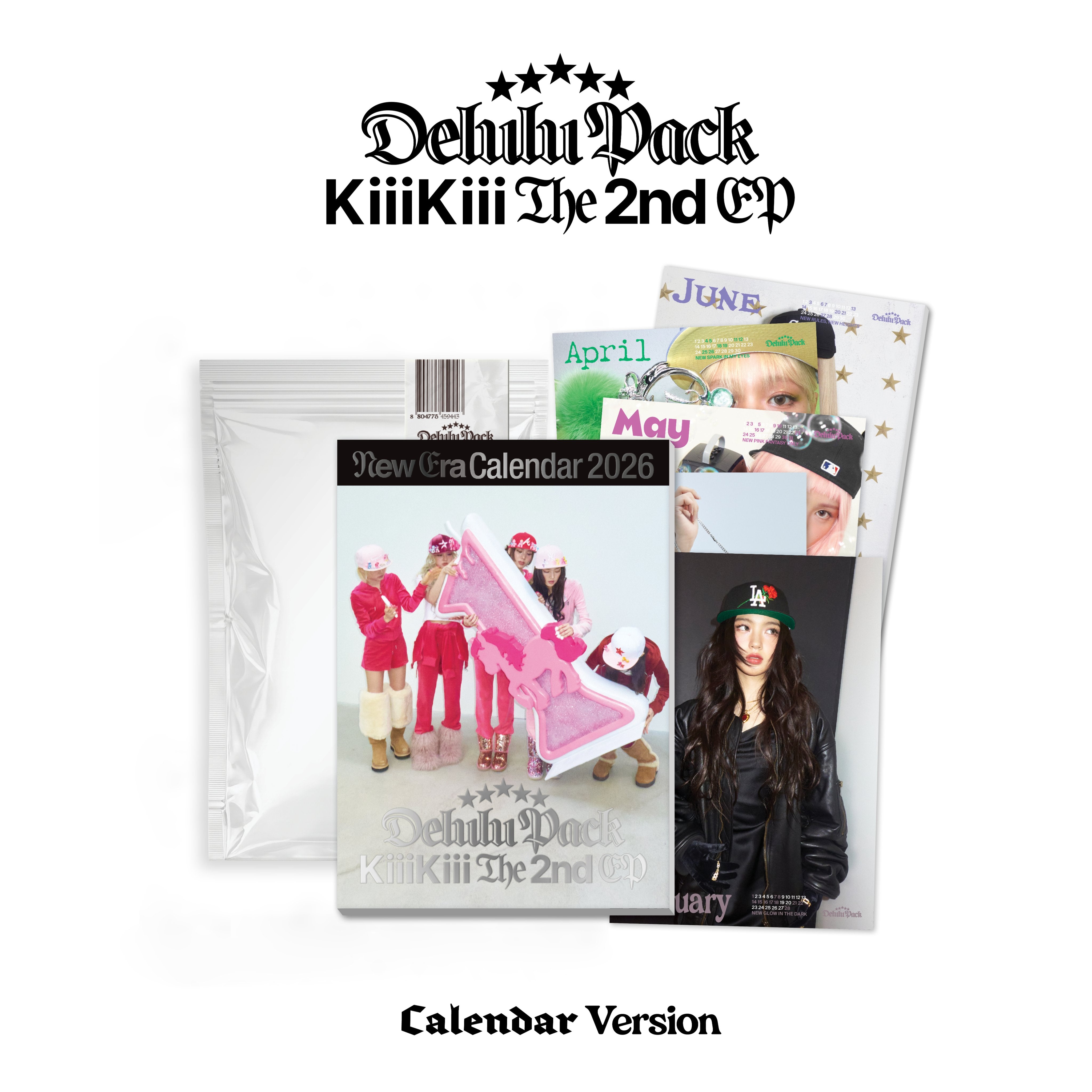 KIIIKIII THE 2ND EP - DELULU PACK (CALENDAR VERSION)