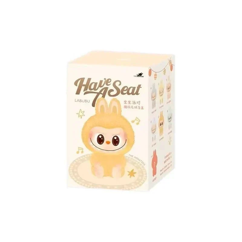 POP MART Authentic THE MONSTERS Labubu Plush - Have a Seat Mystery Box 6 Designs