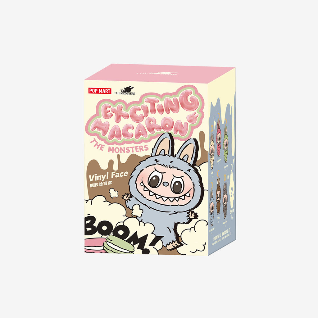 POP MART Authentic THE MONSTERS Labubu Plush - Exciting Macarons Myste