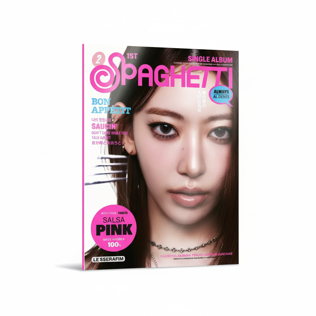 LE SSERAFIM 1ST SINGLE ALBUM - SPAGHETTI (COMPACT VER.)