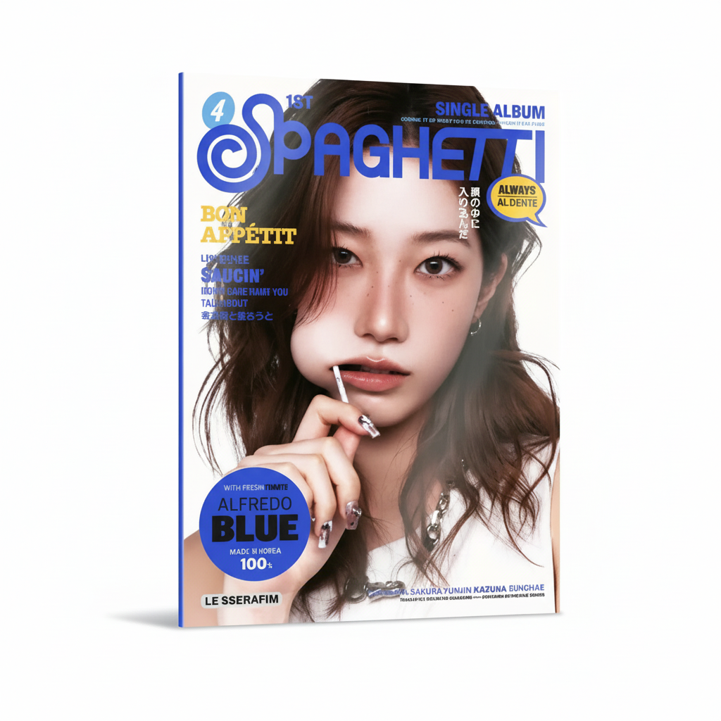 LE SSERAFIM 1ST SINGLE ALBUM - SPAGHETTI (COMPACT VER.)