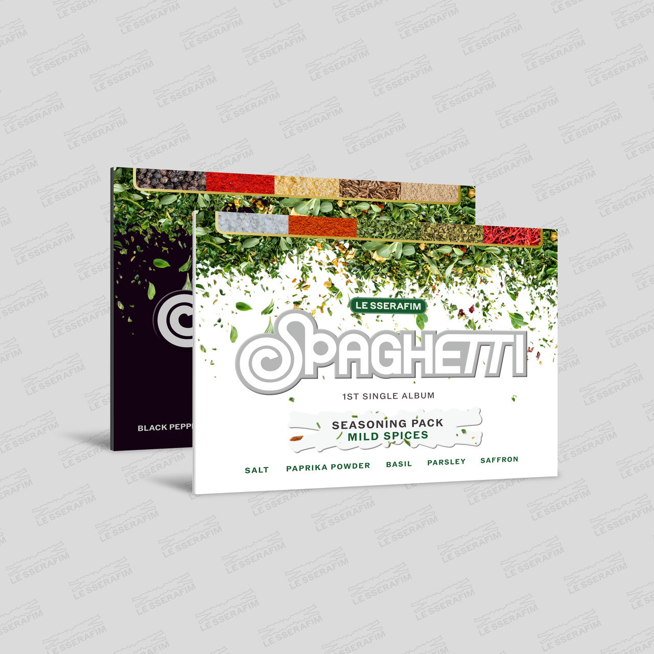 LE SSERAFIM 1ST SINGLE ALBUM - SPAGHETTI (WEVERSE ALBUMS VER.)