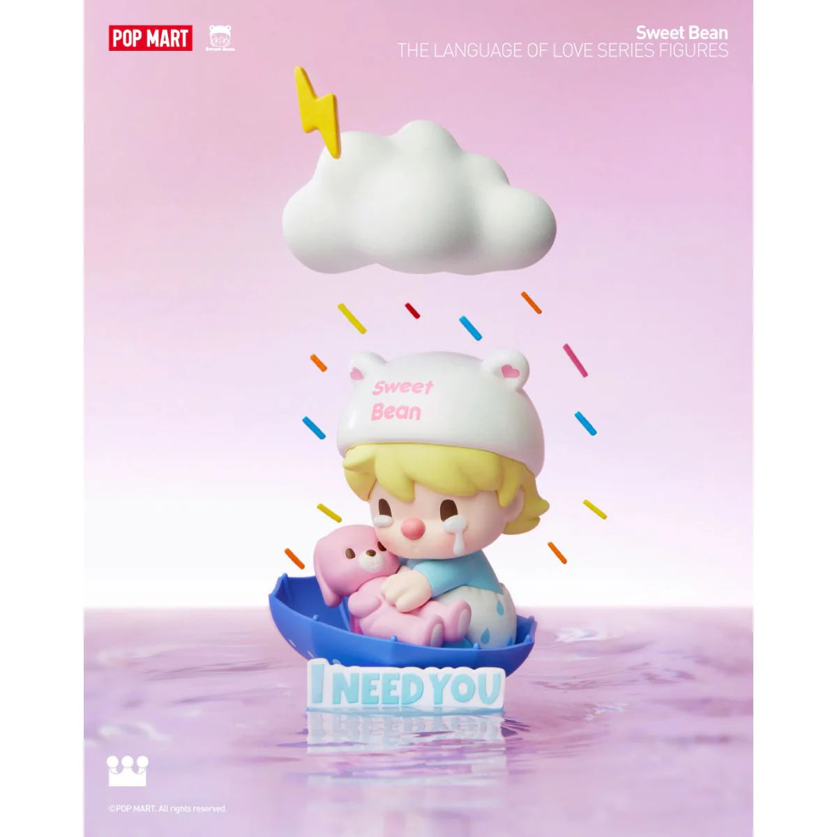 POP MART Authentic Sweet Bean The Language of Love Series Mystery Box 12 Designs (1 Piece)