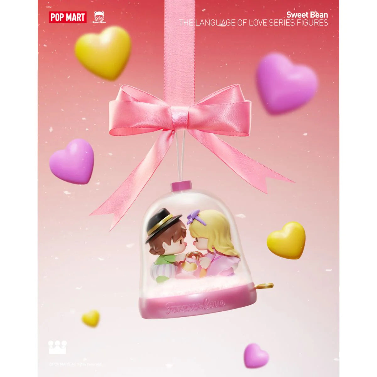 POP MART Authentic Sweet Bean The Language of Love Series Mystery Box 12 Designs (1 Piece)