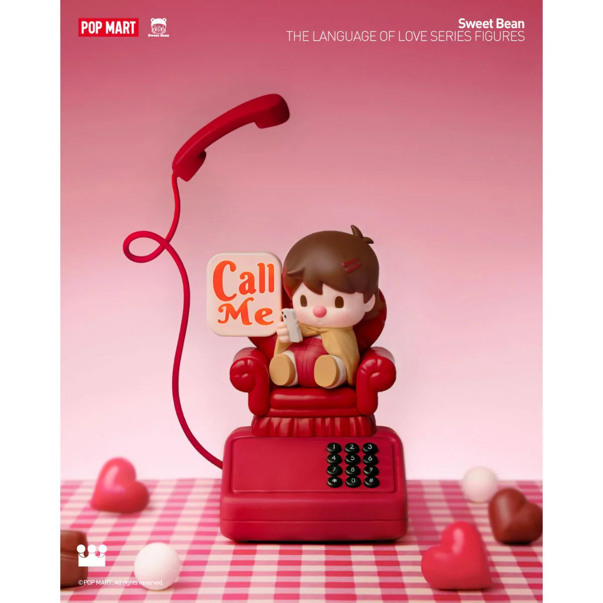 POP MART Authentic Sweet Bean The Language of Love Series Mystery Box 12 Designs (1 Piece)