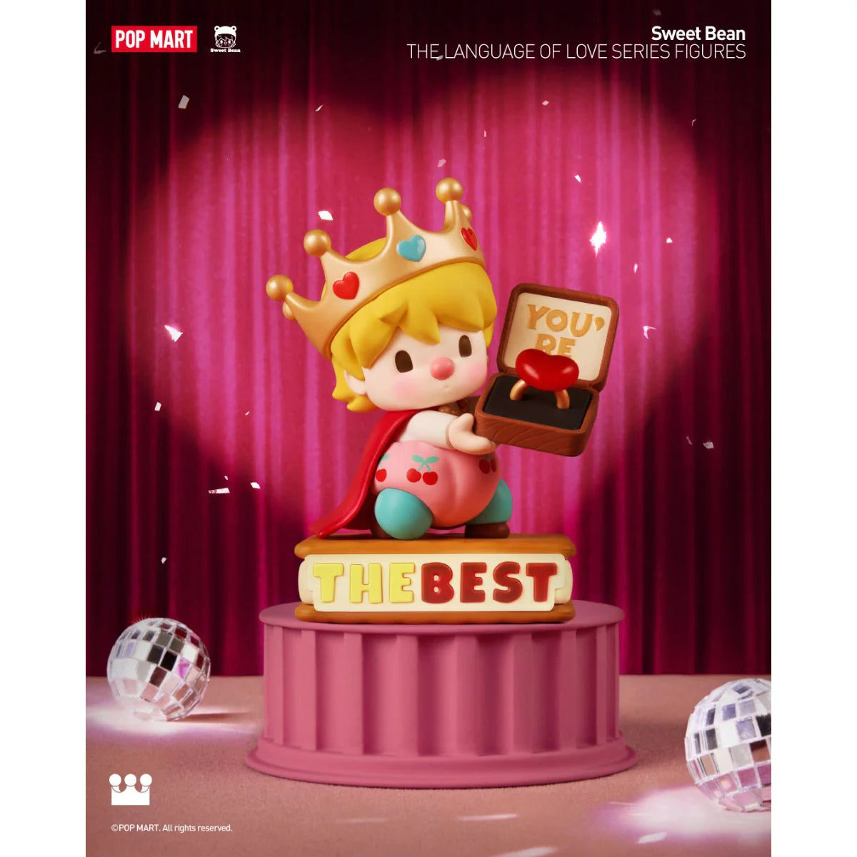 POP MART Authentic Sweet Bean The Language of Love Series Mystery Box 12 Designs (1 Piece)