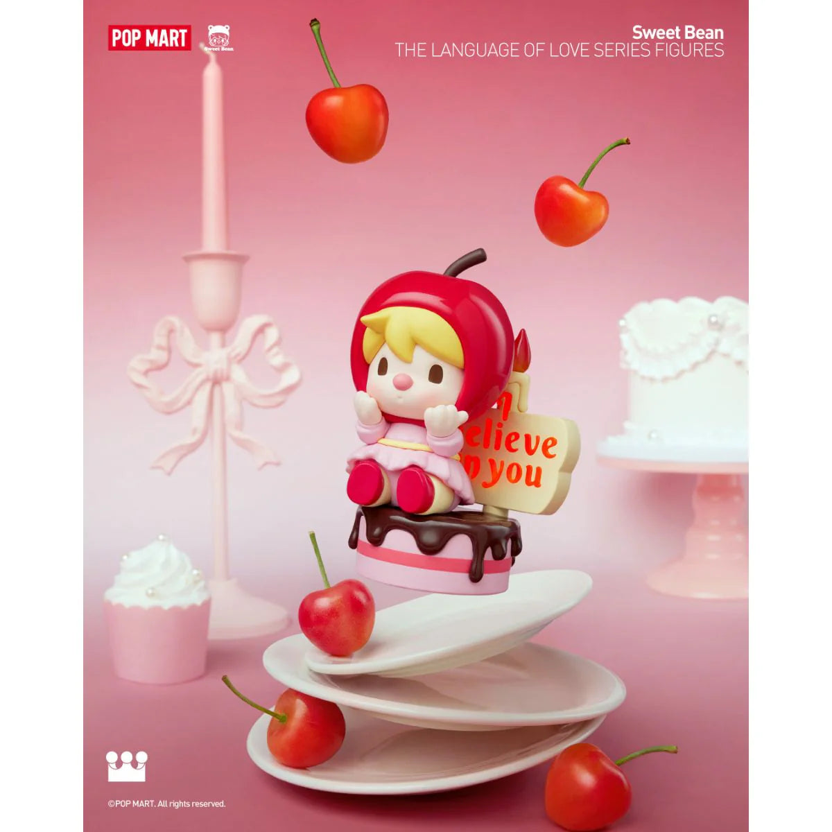 POP MART Authentic Sweet Bean The Language of Love Series Mystery Box 12 Designs (1 Piece)