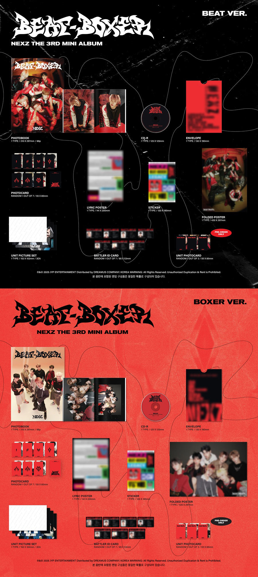 NEXZ 3RD MINI ALBUM - BEAT-BOXER