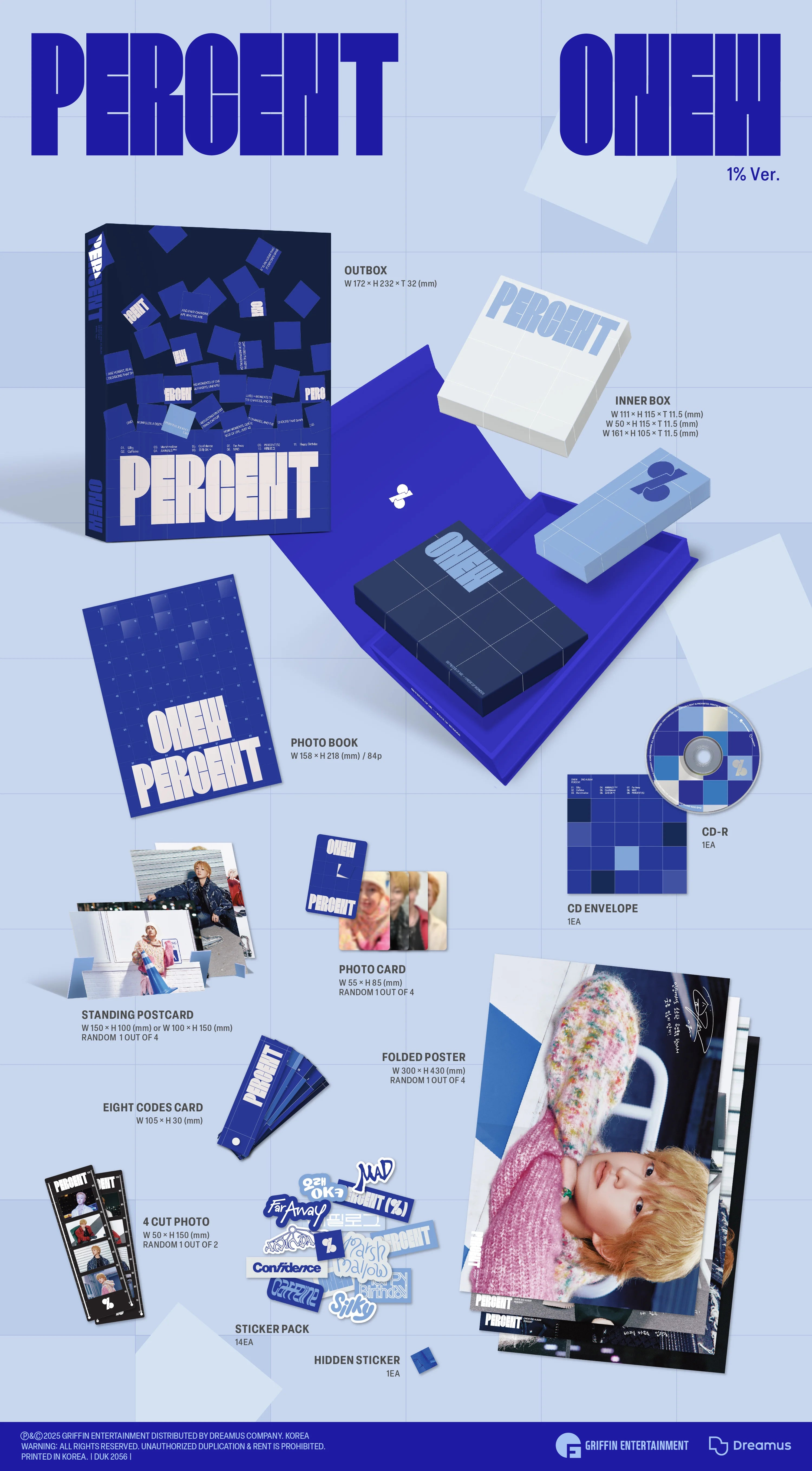 ONEW 2ND ALBUM - PERCENT (PHOTOBOOK VER.)