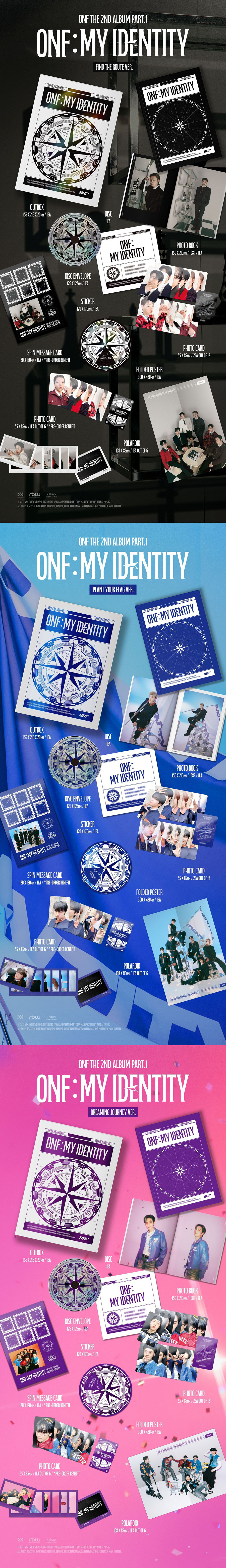 ONF 2ND ALBUM PART.1 - ONF:MY IDENTITY