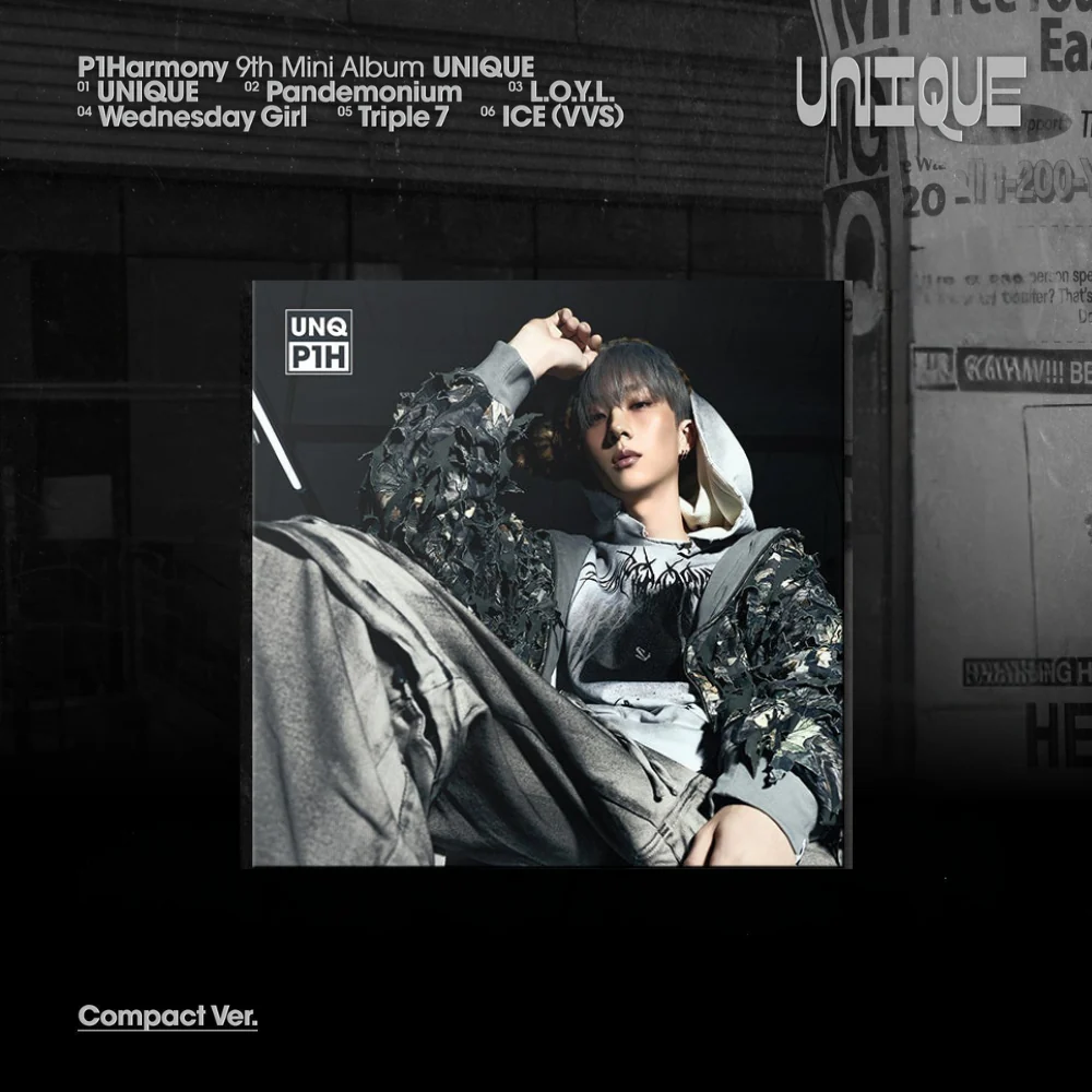 P1HARMONY 9TH MINI ALBUM - UNIQUE (COMPACT VER.)