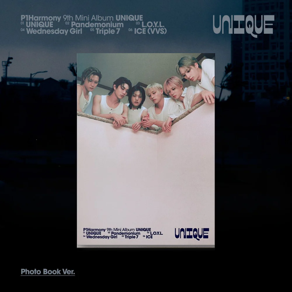 P1HARMONY 9TH MINI ALBUM - UNIQUE (PHOTOBOOK VER.)