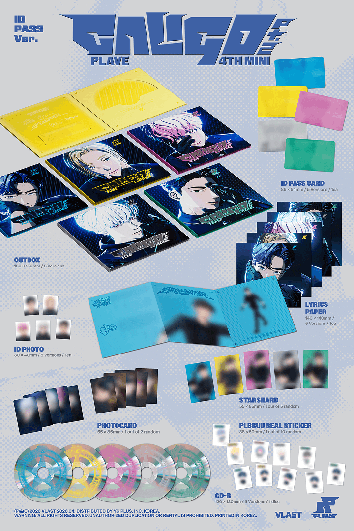 PLAVE 4TH MINI ALBUM - CALIGO PT.2 (ID PASS VER.)