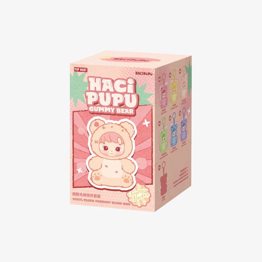 POP MART Authentic Hacipupu Gummy Bear Mystery Box 6 Style (1 Piece)