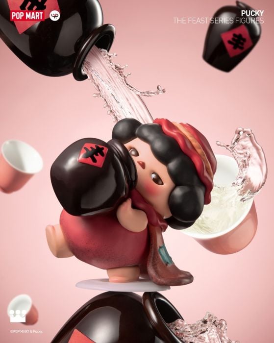 POP MART Authentic Mystery Box Pucky The Feast Series 12 Design (Random)