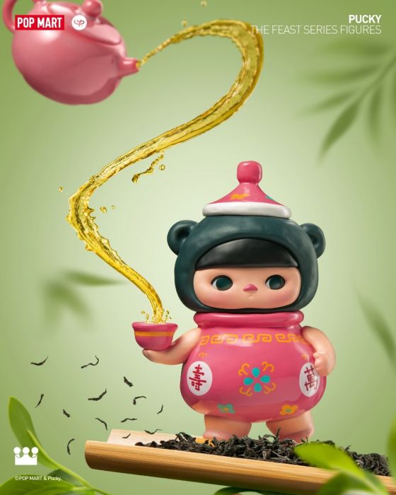 POP MART Authentic Mystery Box Pucky The Feast Series 12 Design (Random)