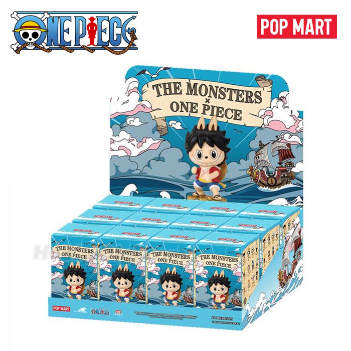 POP MART Authentic THE MONSTERS Labubu x One Piece Figure Mystery Box 12 Design