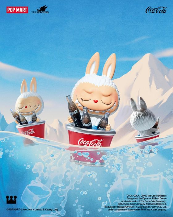 POP MART Authentic THE MONSTERS Labubu Mini CocaCola Mystery Box 10 Designs (Random)