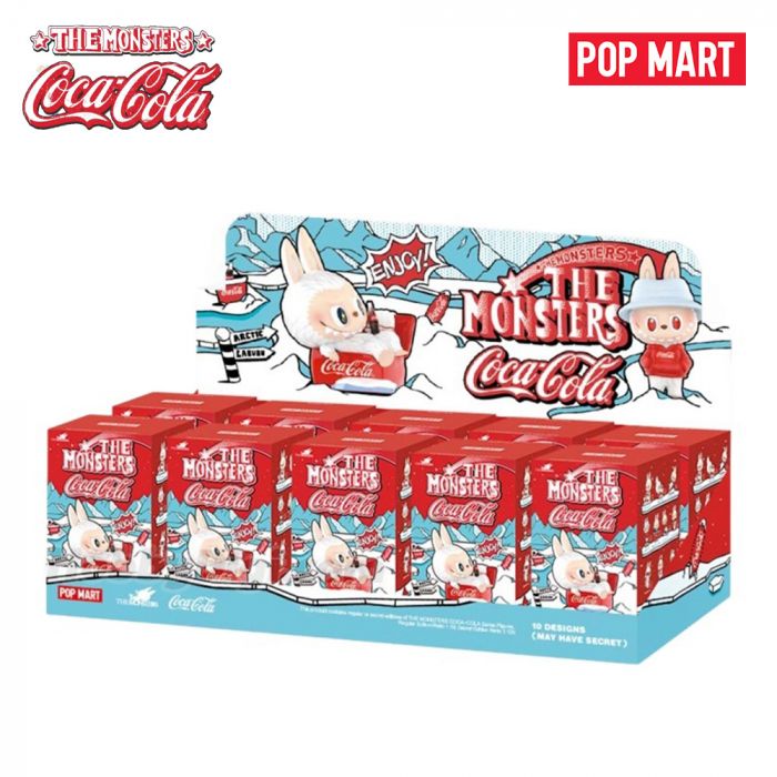 POP MART Authentic THE MONSTERS Labubu Mini CocaCola Mystery Box 10 Designs (Random)