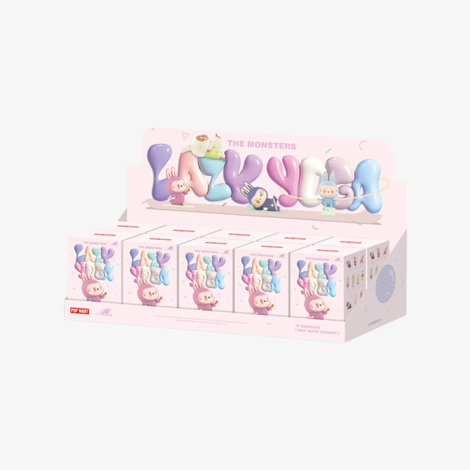 POP MART Authentic THE MONSTERS Labubu Figure Lazy Yoga Mystery Box 10