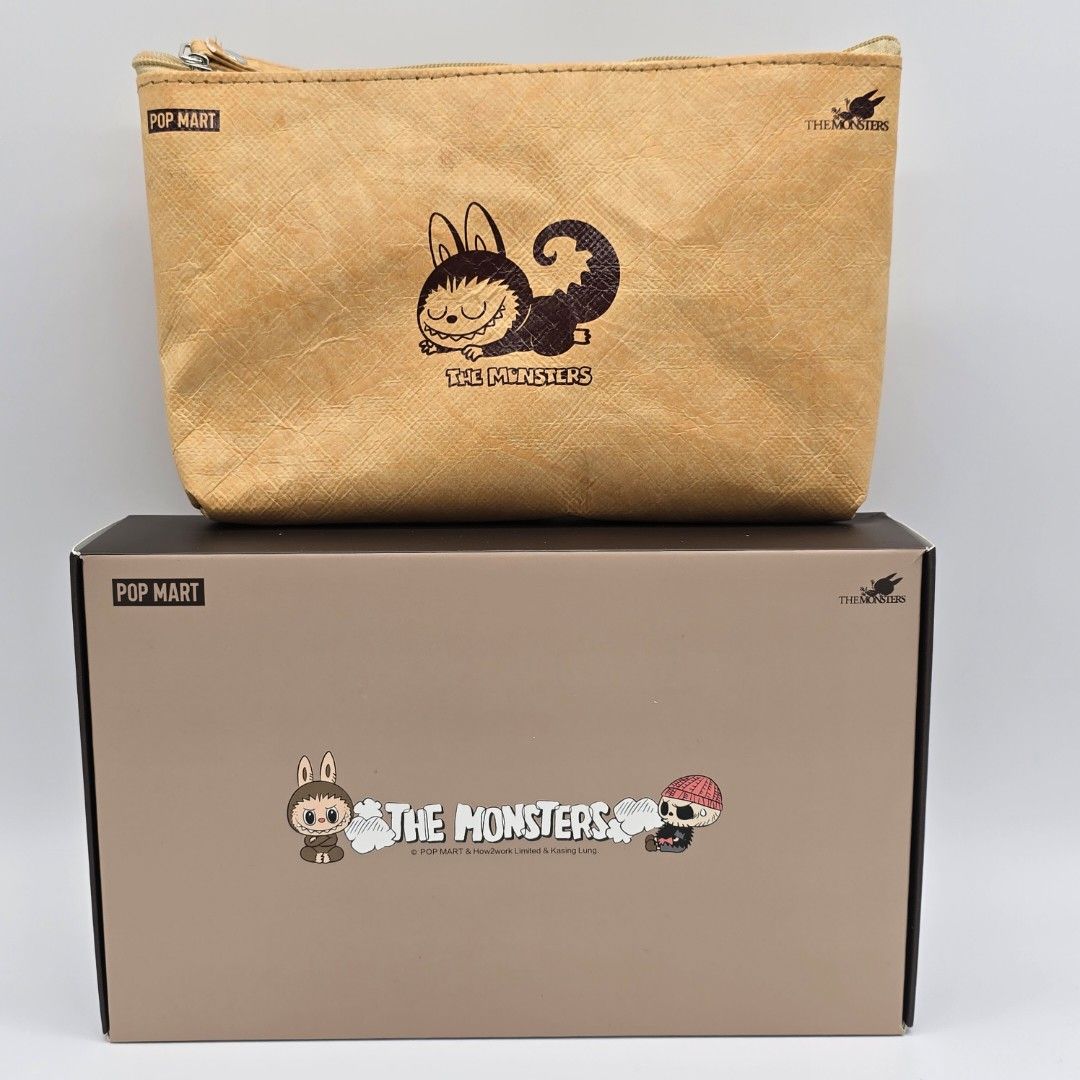 POP MART Authentic THE MONSTERS Labubu Kraft Pouch