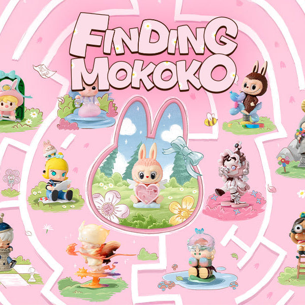 POP MART Authentic THE MONSTERS Finding Mokoko Figure Mystery Box 10 Designs (1 Piece)
