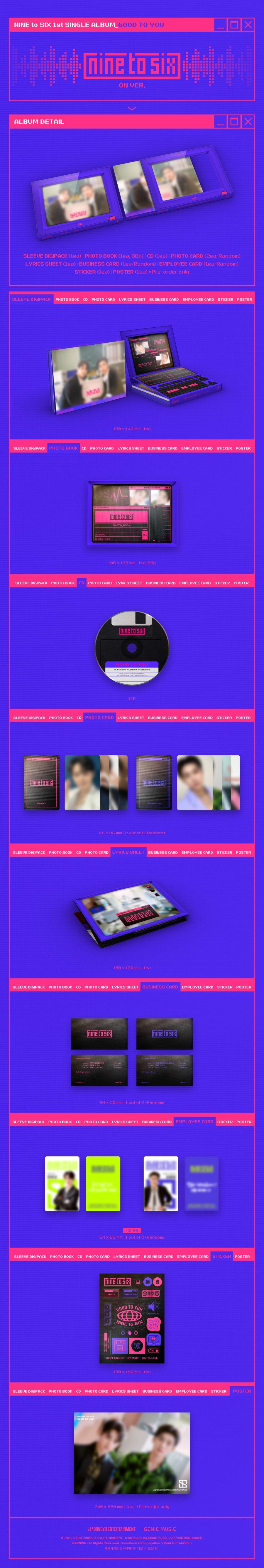 NINE to SIX Single Album Vol. 1 - GOOD TO YOU