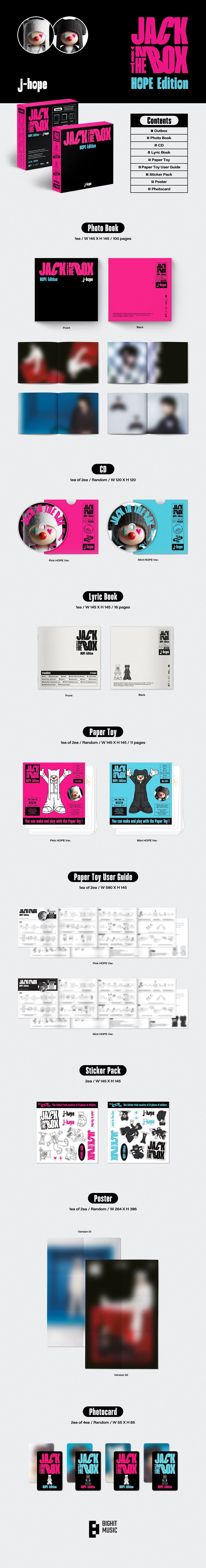 BTS: J-HOPE VOL. 1 - JACK IN THE BOX (HOPE EDITION)