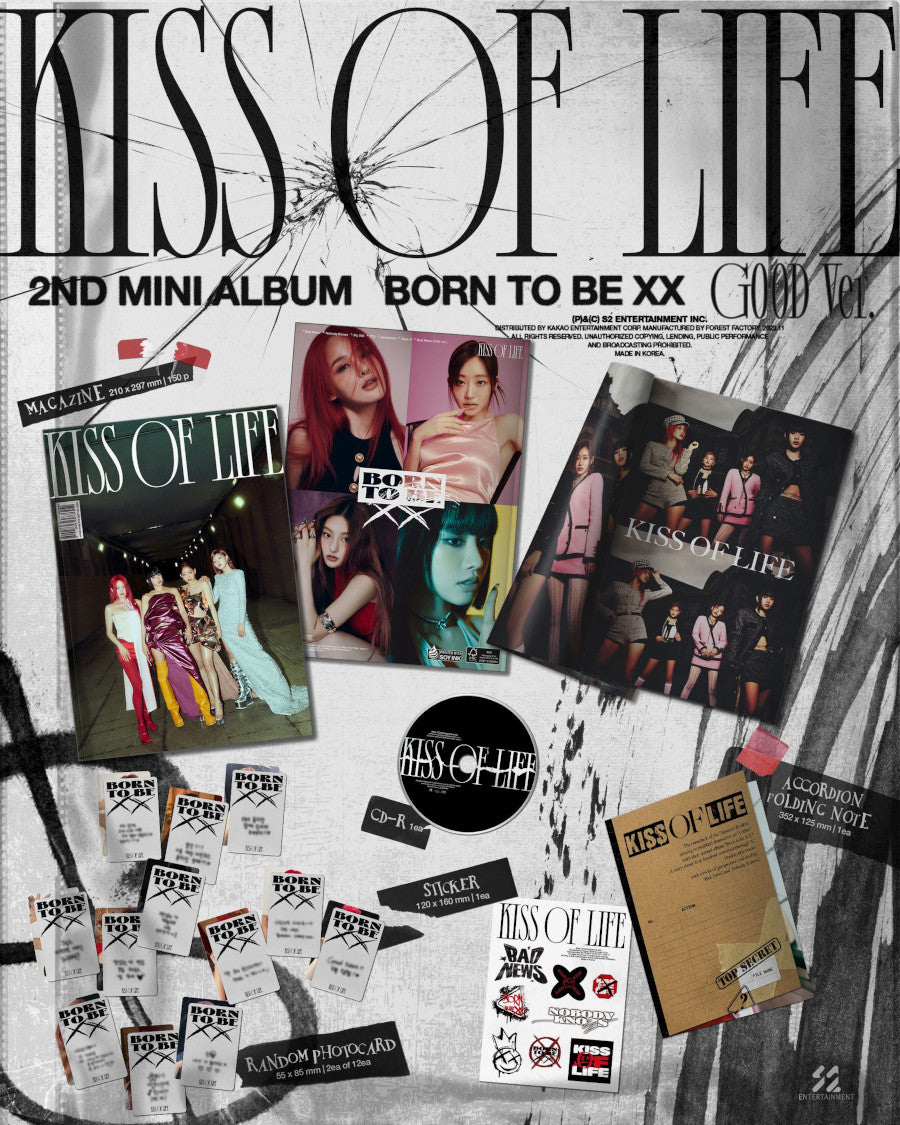 KISS OF LIFE Mini Album Vol. 2 - Born to be XX