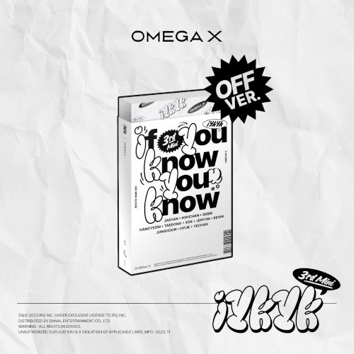 OMEGA X 3rd Mini Album - IYKYK