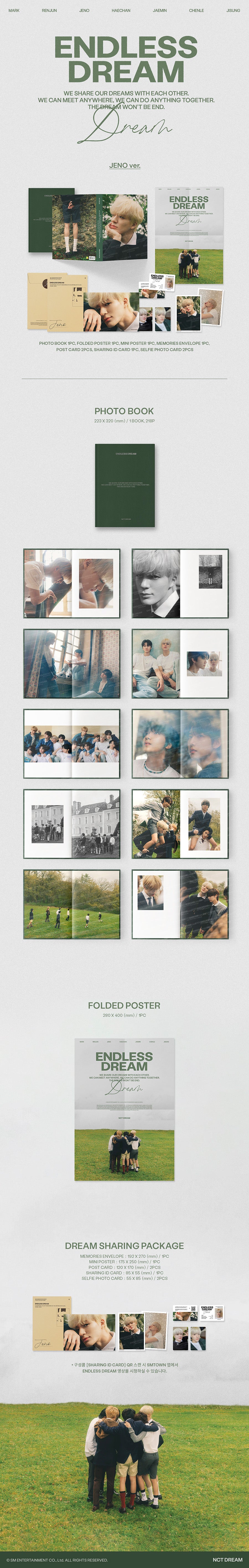 NCT DREAM PHOTO BOOK - ENDLESS DREAM
