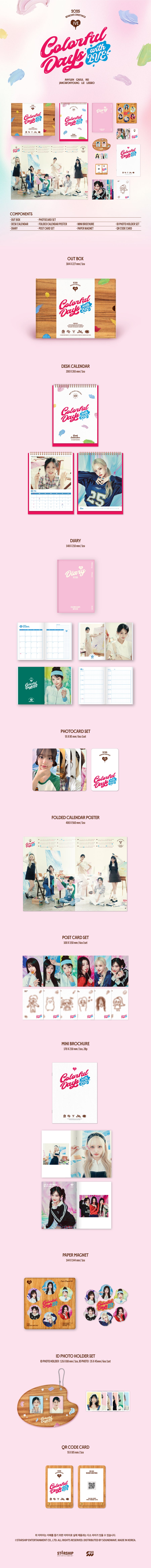 IVE 2025 SEASON'S GREETINGS - COLORFUL DAYS WITH IVE