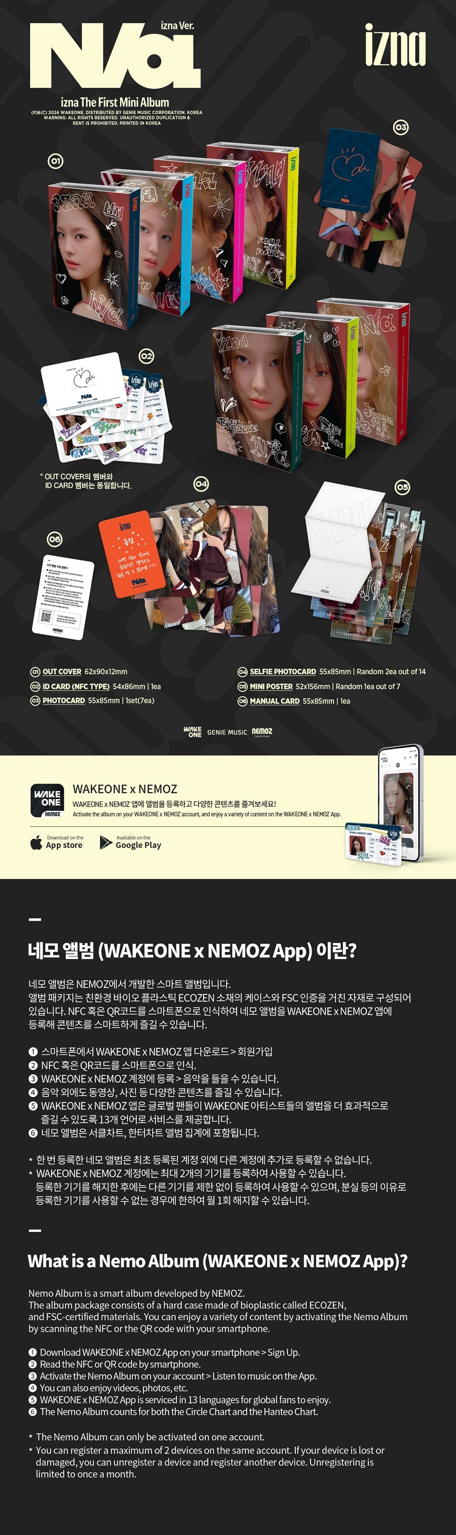 IZNA 1ST MINI ALBUM - N/A (IZNA VERSION)