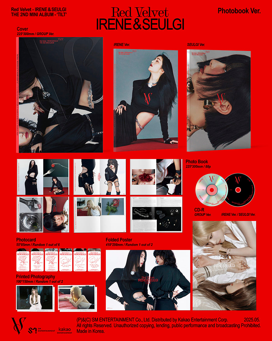 IRENE & SEULGI 2ND MINI ALBUM - TILT (PHOTOBOOK VER.)