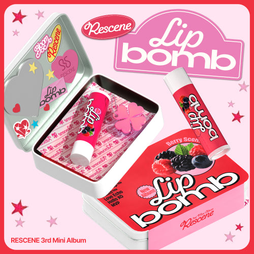 RESCENE 3RD MINI ALBUM - LIP BOMB (QR) (LIP BALM VER.)