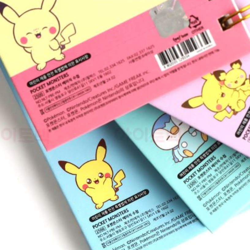 POKÉMON© Character Note Book (Korea Edition)