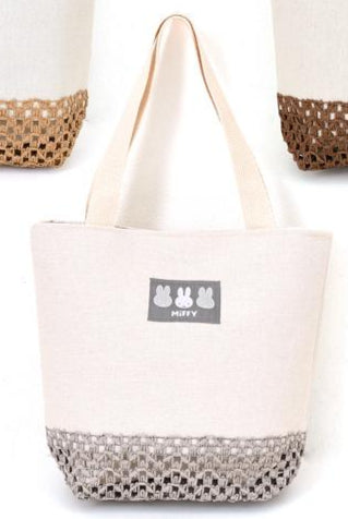 MIFFY© Tote Bag Knit Bottom (Japan Edition)