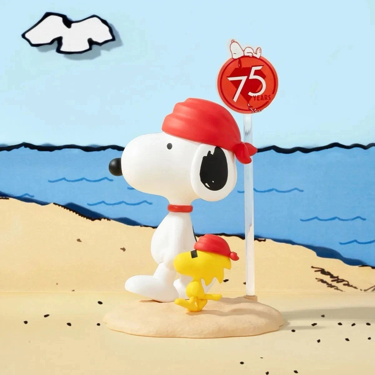 POP MART Authentic PEANUT SNOOPY 75th Anniversary Mystery Box 12 Design (1 Piece)