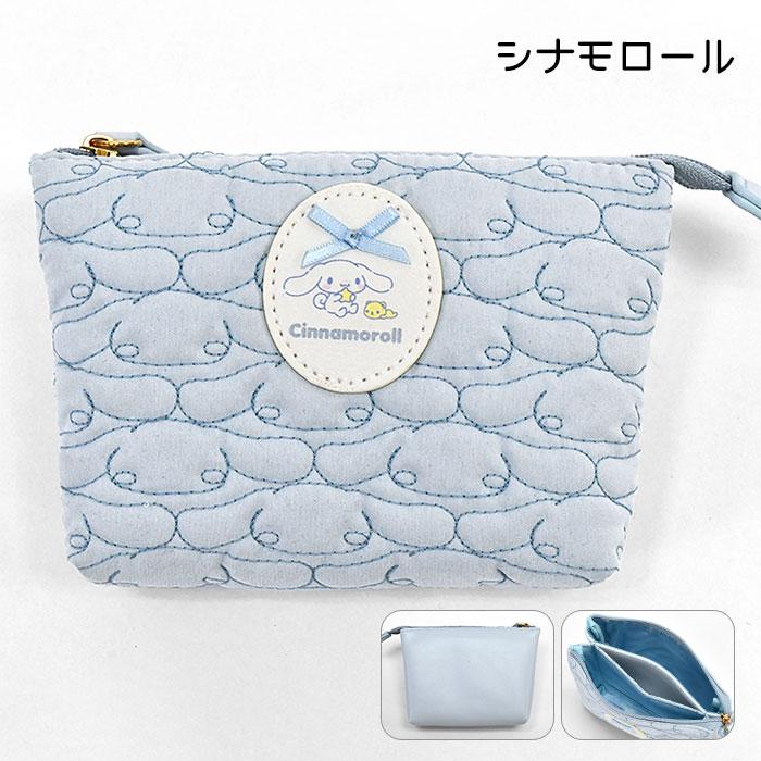SANRIO© Double Stitch Zip Pouch (Japan Edition)