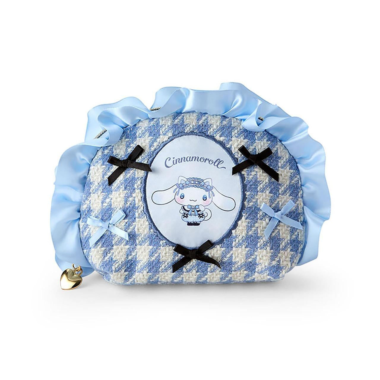 SANRIO© Pouch with Plaid Black Bow (Japan Limited Edition)