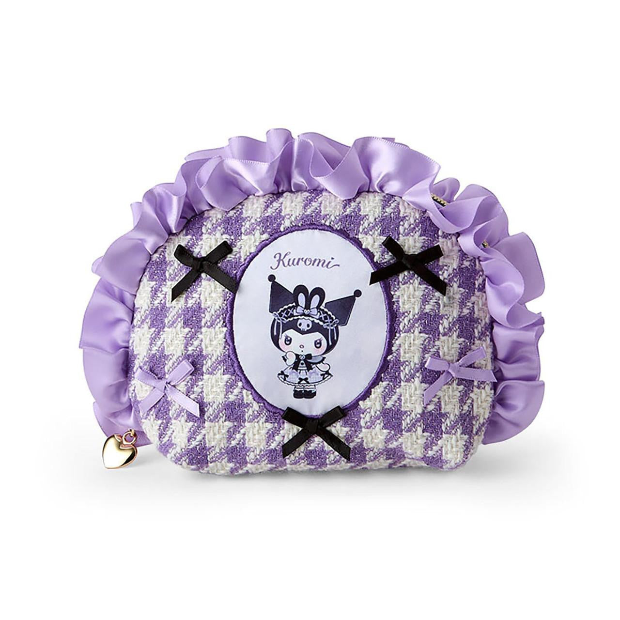 SANRIO© Pouch with Plaid Black Bow (Japan Limited Edition)