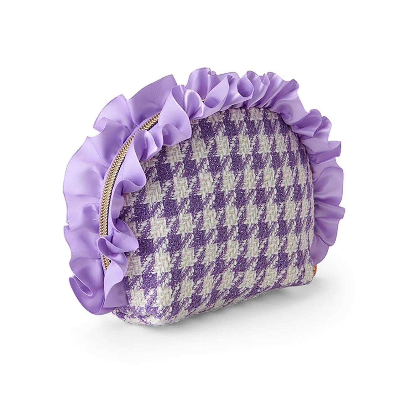 SANRIO© Pouch with Plaid Black Bow (Japan Limited Edition)