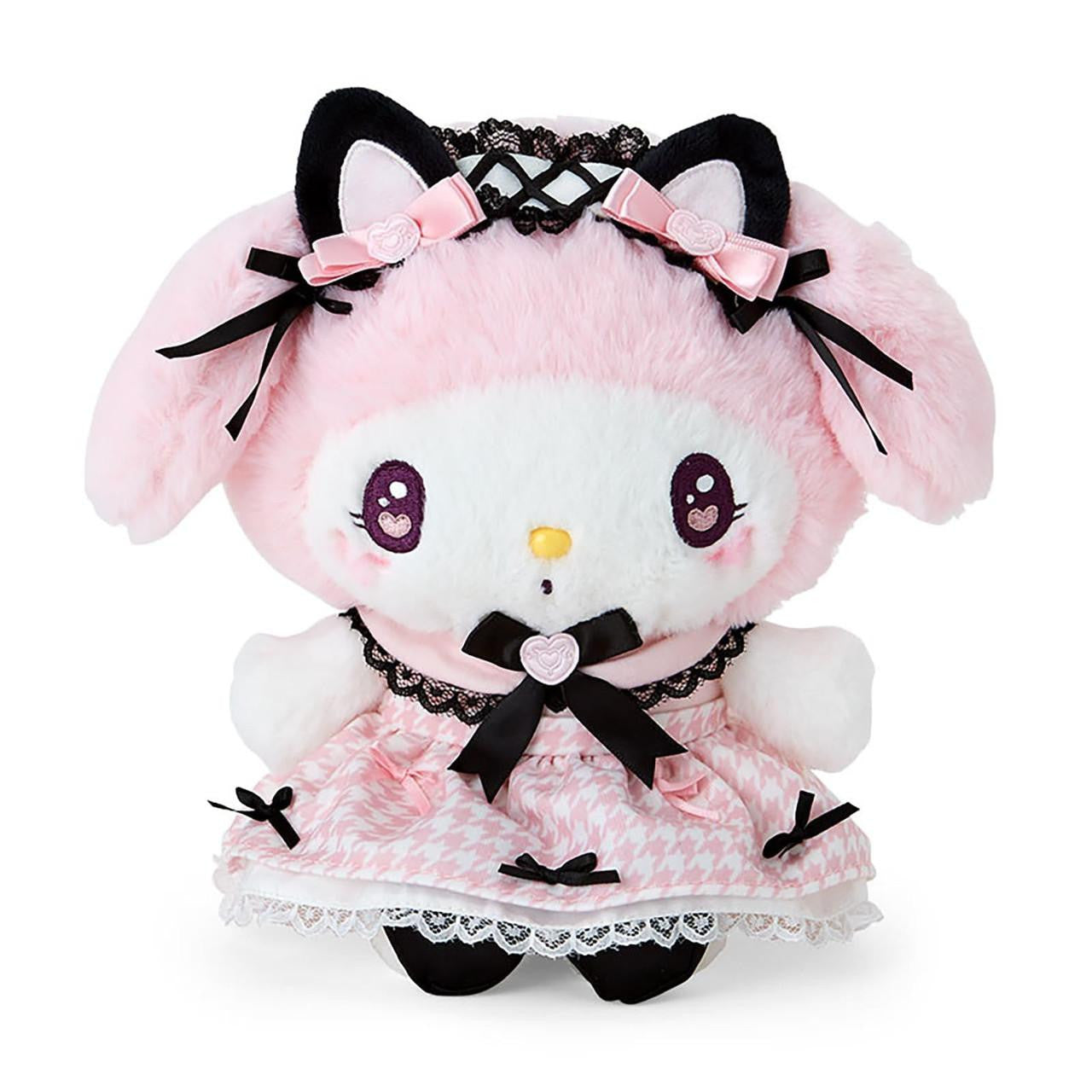 SANRIO© Plush with Plaid Black Bow (Japan Limited Edition)