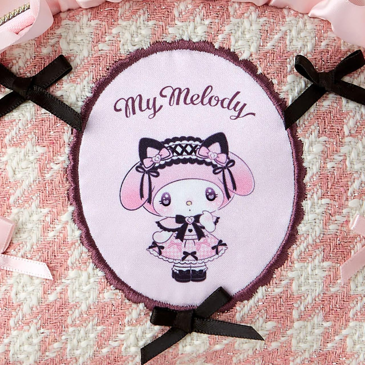 SANRIO© Pouch with Plaid Black Bow (Japan Limited Edition)