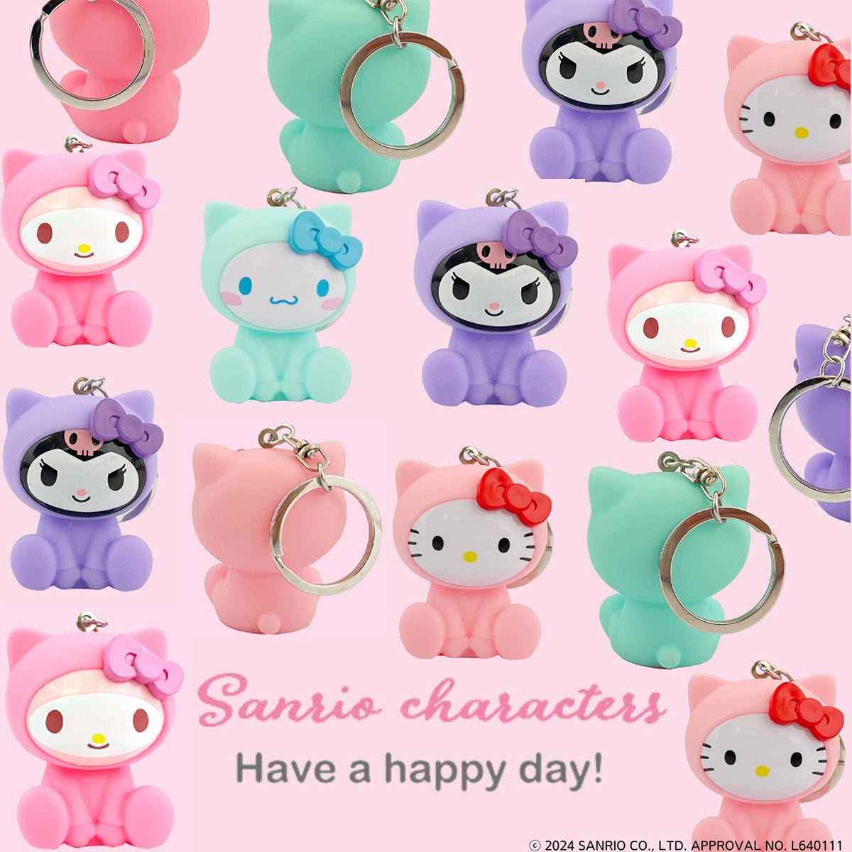 SANRIO© Doll Keychain Cat Type (Japan Edition)