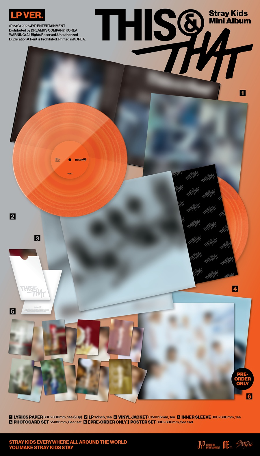 STRAY KIDS 10TH MINI ALBUM - THIS & THAT (LP VER.)