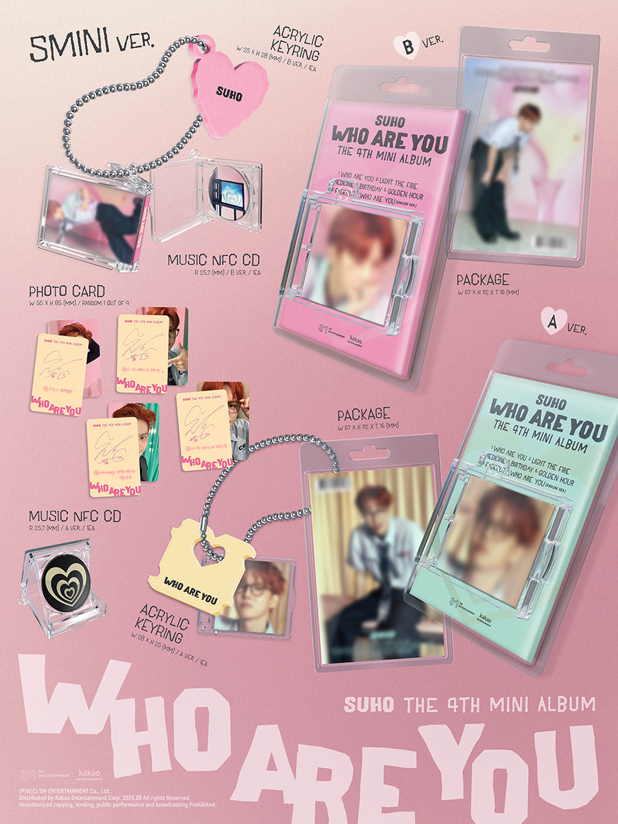 SUHO 4TH MINI ALBUM - WHO ARE YOU (SMINI VER.)