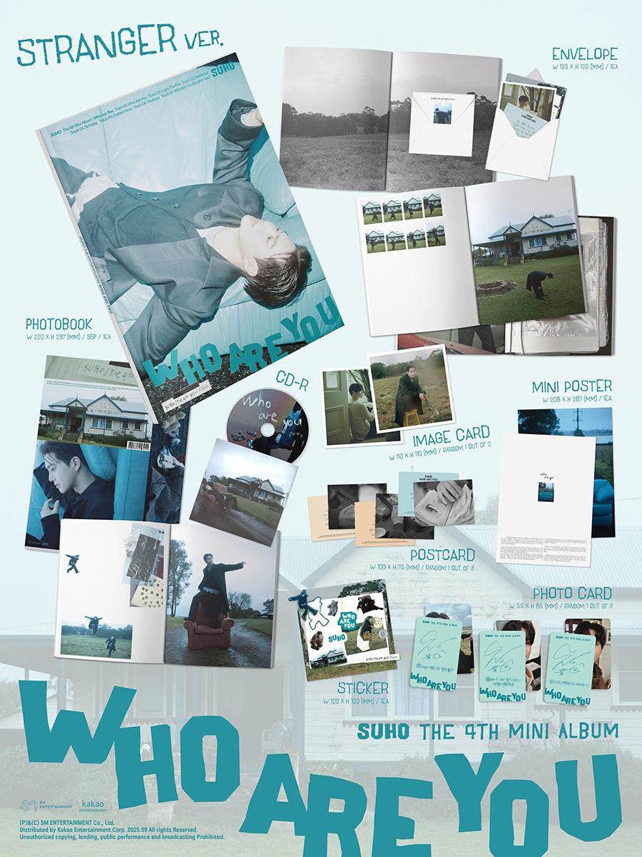 SUHO 4TH MINI ALBUM - WHO ARE YOU (STRANGER VER.)